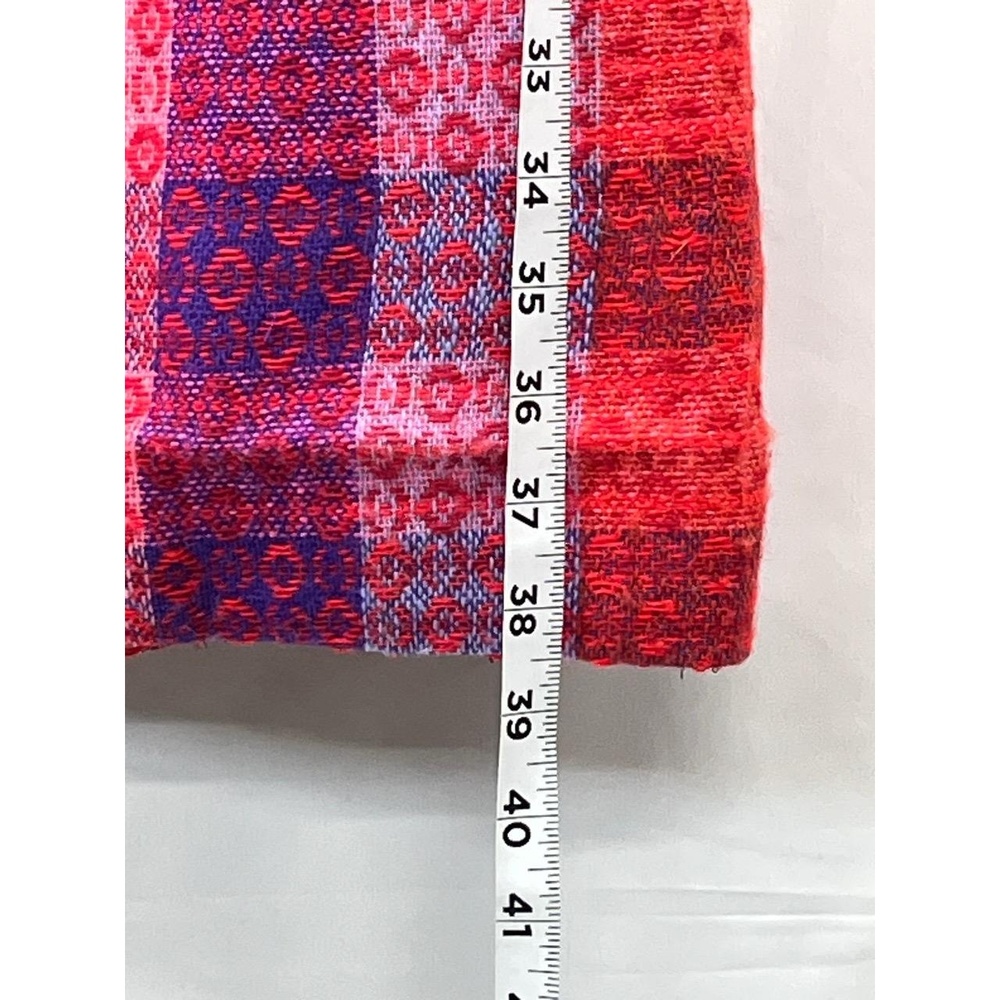 Vintage Brattle Square Multicolor Women's 70s Boho Checkered Maxi Skirt‎ Size 10 - Picture 8 of 8